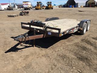 2003 Rainbow Trailers T/A Ball Hitch Trailer c/w Winch, 21575R15 Tires. S/N 2R9CE162931625066.