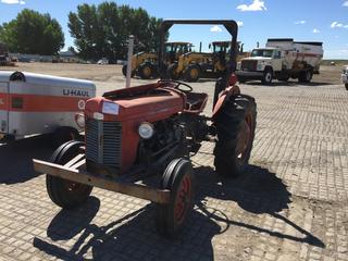 Massey Ferguson TO35 Deluxe Tractor c/w Gas, 6:00-16 Front, 12.4-28 Rear Tires.  S/N SMG204483