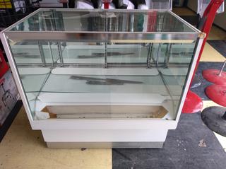 Locking Glass Front/Top Display Cabinet, 36"Lx22"Wx38"H.