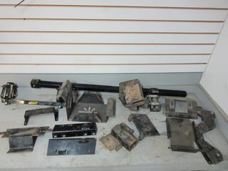 Various Brackets, Plates, Mounts, and Winch Rollers. 