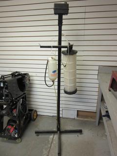 Fuel Line Stand, IV Stand, Vacuum Pump. 