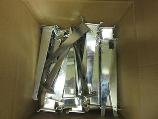 Box of Slatboard Shelf Brackets. 