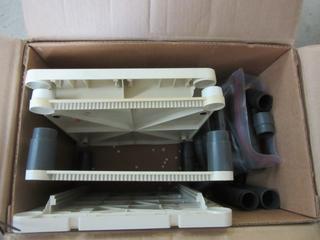 Box of Fellowes Monitor Racks Adjustable. 