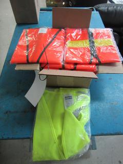 Box of New High Vis Vests.