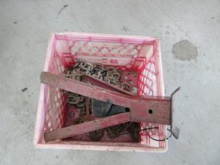 Crate of Chain and Stand. 