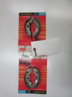 New Pair of Honda Front TRX 300 88-90 SBS Brake Shoes. 