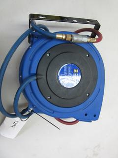 Powerfist 50' 1/4" Air Hose Reel. 