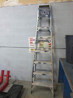 8' Aluminum A Frame Ladder. 