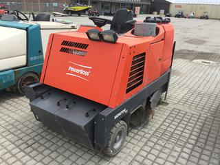 Power Boss Monitor 82 Sweeper S/N 17868098. Requires Repair. Showing 206 Hours.