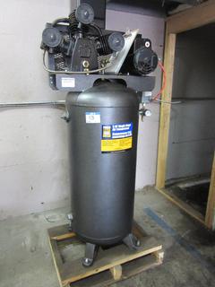 Off-Site - PowerFist 5HP 1PH 60 Gallon Tank Piston Compressor. Call Chris For Viewing @ 403 512-2504. Location: 100, 6143 48 Ave. Red Deer, AB Note:  Buyer Responsible For Lifting & Loading. Items Available For Load Out July 28th to 31st, 9:00 am to 4:00 pm Only. Items Left Onsite After July 31st, 2020 Will Be Considered Abandoned.