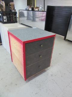 Off-Site - Drawers. 2'Wx2'Dx2'6"H.  Call Chris For Viewing @ 403 512-2504. Location: 100, 6143 48 Ave. Red Deer, AB Note:  Buyer Responsible For Lifting & Loading. Items Available For Load Out July 28th to 31st, 9:00 am to 4:00 pm Only. Items Left Onsite After July 31st, 2020 Will Be Considered Abandoned.