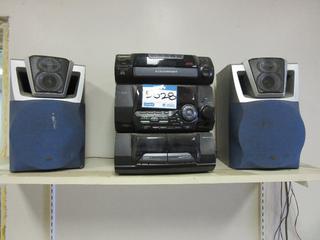 Off-Site - Panasonic Stereo w/ JVC Speakers. Call Chris For Viewing @ 403 512-2504. Location: 100, 6143 48 Ave. Red Deer, AB Note:  Buyer Responsible For Lifting & Loading. Items Available For Load Out July 28th to 31st, 9:00 am to 4:00 pm Only. Items Left Onsite After July 31st, 2020 Will Be Considered Abandoned.