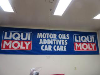 Off-Site - 8' Liqui Moly Sign. Call Chris For Viewing @ 403 512-2504. Location: 100, 6143 48 Ave. Red Deer, AB Note:  Buyer Responsible For Lifting & Loading. Items Available For Load Out July 28th to 31st, 9:00 am to 4:00 pm Only. Items Left Onsite After July 31st, 2020 Will Be Considered Abandoned.