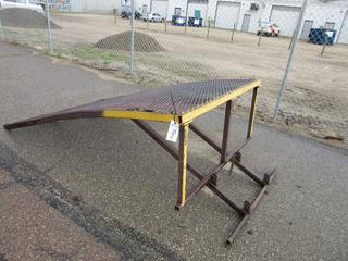 Off-Site - Motorcycle / ATV Loading Ramp. Call Chris For Viewing @ 403 512-2504. Location: 100, 6143 48 Ave. Red Deer, AB Note:  Buyer Responsible For Lifting & Loading. Items Available For Load Out July 28th to 31st, 9:00 am to 4:00 pm Only. Items Left Onsite After July 31st, 2020 Will Be Considered Abandoned.