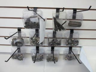 Quantity of Assorted Nuts & Bolts, Hose Clamps, Snap Rings.