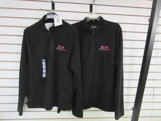 PSU - Powersports Unlimited XL Plush Zipper Pullover Sweaters.