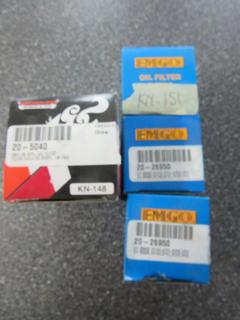 Quantity of Assorted K&N, EMGO Oil Filters (KN-151).