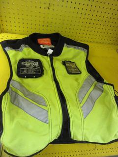 Icon Military Spec Hi Viz Vest (Super Size) w/ Back Plate Holer Pouch.