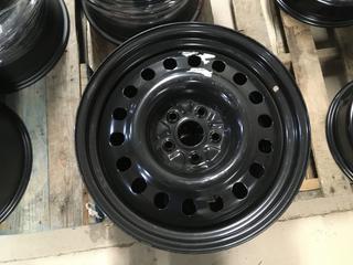 (2) RSSW X42851 Black Steel Wheels, 18x7, 5-114.3 Bolt Pattern.