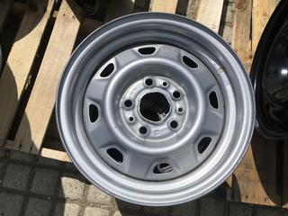 (2) RSSW X45274 Grey Steel Wheels, 5 Bolt.