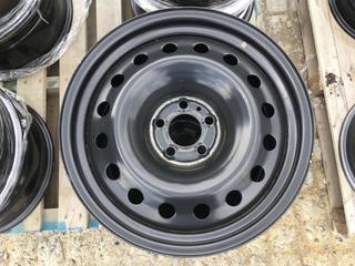 (2) RSSW X42857 Black Steel Wheels, 18x7, 5-114.3 Bolt Pattern.