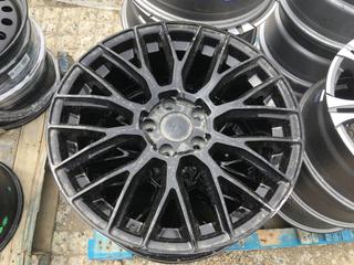 (3) 18" Black Alloy Wheels, 5 Bolt.