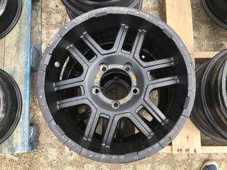 (2) 17" Black Alloy Wheels, 5 Bolt.