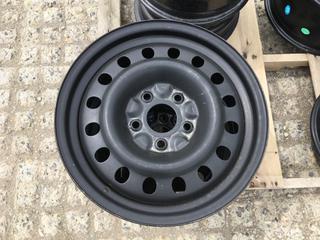 (2) RSSW X41753 Black Steel Wheels, 17x7, 5-127 Bolt Pattern.