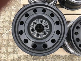 (2) RSSW X41865 Black Steel Wheels, 18x7.5, 6-135 Bolt Pattern.