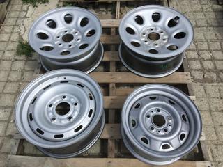 (4) Assorted Grey Steel Wheels.