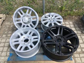 (4) Assorted Alloy Wheels.