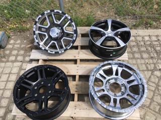 (4) Assorted Alloy Wheels.