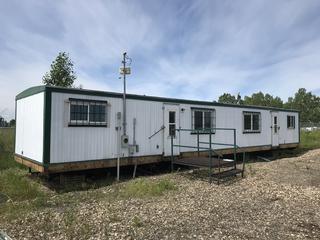 Selling Off-Site - 50' T/A Mobile Office/Home. No Wheels.  Located at Beiseker, AB Viewing By Appointment Call Graham @ 403-968-7697. *Note: Buyer Responsible for Lifting and Loading.*