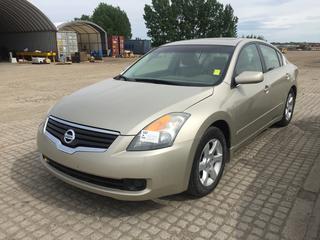 2009 Nissan Altima 4 Door Sedan c/w 2.4L, Auto, A/C. Showing 222,179 Kms. S/N 1N4AL21E69C110733.