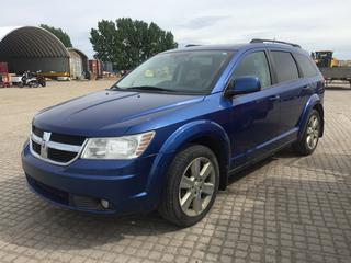 2009 Dodge Journey SXT AWD SUV c/w V6 3.5L, Auto, A/C, Sun Roof, Rear LCD Monitor. Showing 142,819 Kms. S/N 3D4GH57V29T221950