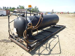 Cold Pour Tar Tank, Model 07339-1, 16' x 6' x 6 1/2' (North Fence)