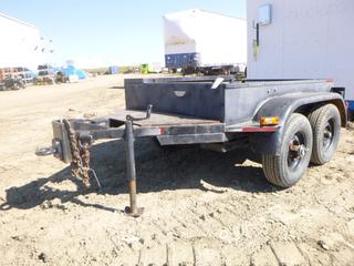 Custom T/A 8' Utility Trailer c/w Pintle Hitch, 225/75R15 Tires *NOTE: No Vin*