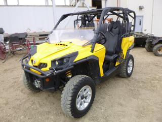 2017 Bombardier 6BHA Can-Am 1000 Side By Side c/w 976 CC, Showing 6,639 KMS, 367 Hours, Terra 4,500 LB Winch, Removable 1/2 Windshield, Dual Rear Seating, 3' x 4' Dump Box, Hitch Receiver, AT27x9R14 Tires, VIN 3JBKKAP20HJ000612 (Fichtenberg/Higher Ground Acreage Dispersal)