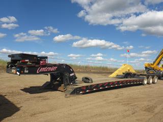 2014 Pitts LB52-24D Lowboy Tridem Trailer c/w 2'5" Flip Over Neck Ext., Honda GX390 Engine, GVWR 122,600 LBS, GAWR 20,280 LBS, Self Contained Detachable 14' Neck, 275/70R22.5 Tires, VIN 5JYLB5235EP140203, CVIP 08/21 *Work Orders In Documents Tab*