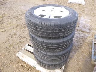 (4) Michelin P225/65R17 Tires w/ Chevrolet Rims, 5-Bolt Pattern, (WR-1)