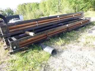 Qty of 9, Firestick 1 20' x 3.5" Drill Stem, 1000 Thread w/ Basket *NOTE: Located Offsite At Thomas Horizontal Drilling Yard In Barrhead,AB. Skid Steer Available To Assist With Load Out. Contact Richard For More Information 780-222-8309*