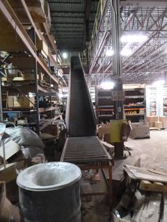 Mathews Freestanding Conveyor w/ 24in Belt C/w Garland Roller 3-Section Troughing- Top And 2-Section Return Bottom *Note: Buyer Responsible For Load Out, Located At Obed Mine, For More Information Contact Bruce Bernard @587-646-3463*