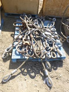 Qty of Assorted Wire Rope Slings, (WR-2)