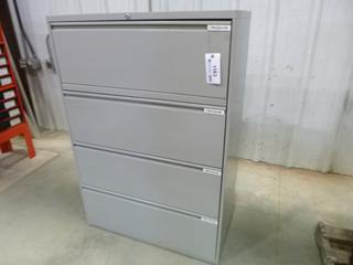 4 Drawer File Cabinet, 18" x 36" x 53" (WW-5,1)
