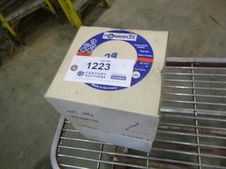 (1) Box of Powerflex Flap Discs, 7" x 7/8", 120 Grit (E4-21)
