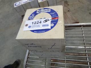 (1) Box  of Powerflex Flap Discs, 7" x 7/8", 120 Grit (E4-21)