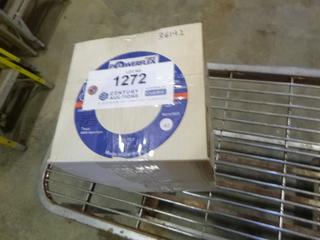 (1) Box  of Powerflex Flap Discs, 7" x 7/8", 40 Grit (E4-21)