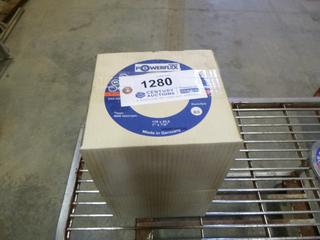 (1) Box  of Powerflex Flap Discs, 7" x 7/8", 60 Grit (E3-23)