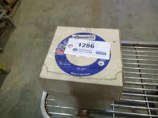 (1) Box  of Powerflex Flap Discs, 7" x 7/8", 60 Grit (E3-23)