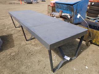 Welding Table 120" x 40" x 30 1/4", (WR-5)